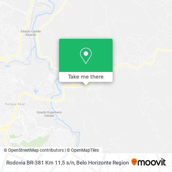 Rodovia BR-381 Km 11,5 s/n map