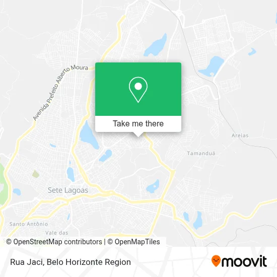 Rua Jaci map