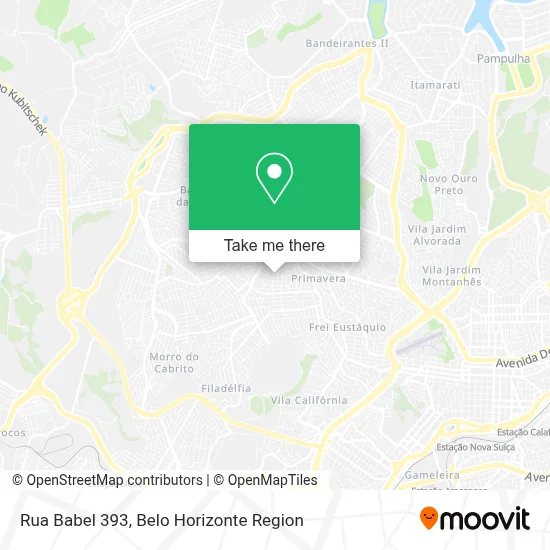 Rua Babel 393 map