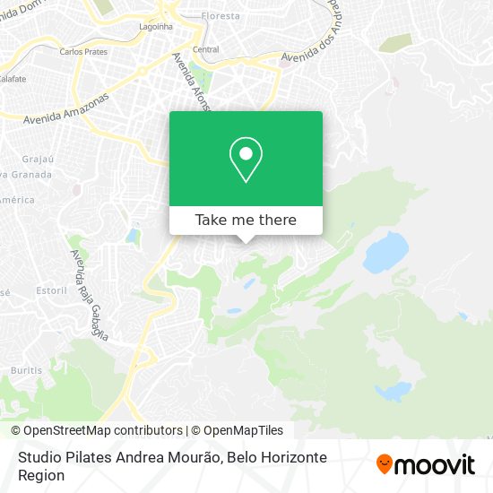 Studio Pilates Andrea Mourão map