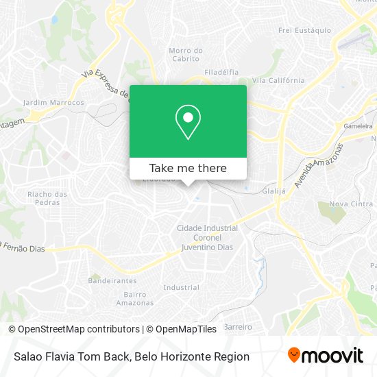 Salao Flavia Tom Back map
