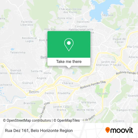 Rua Dez 161 map