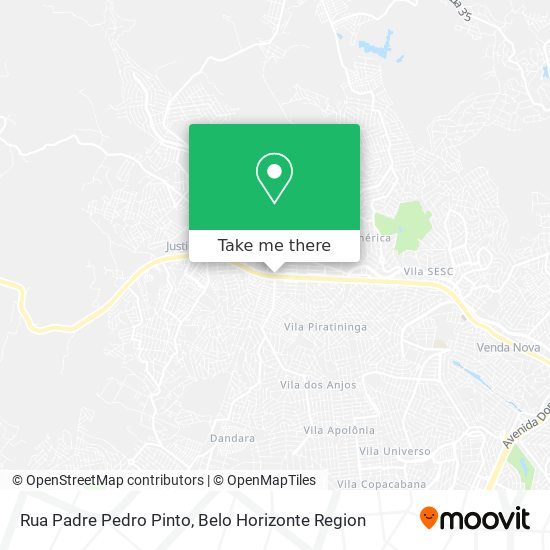 Rua Padre Pedro Pinto map