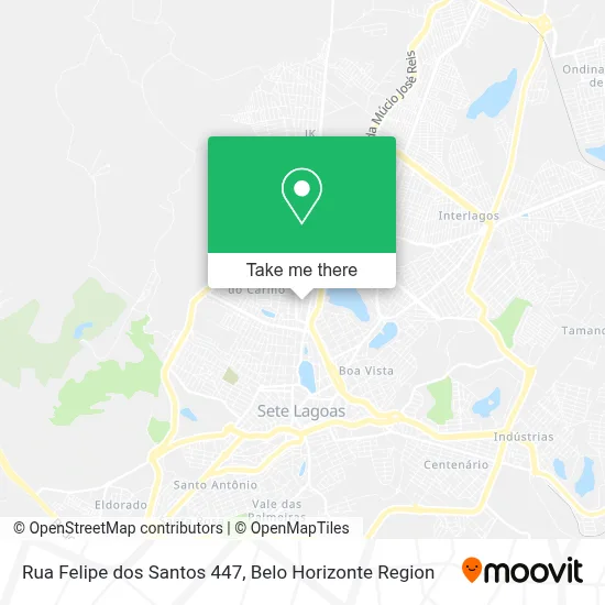 Rua Felipe dos Santos 447 map