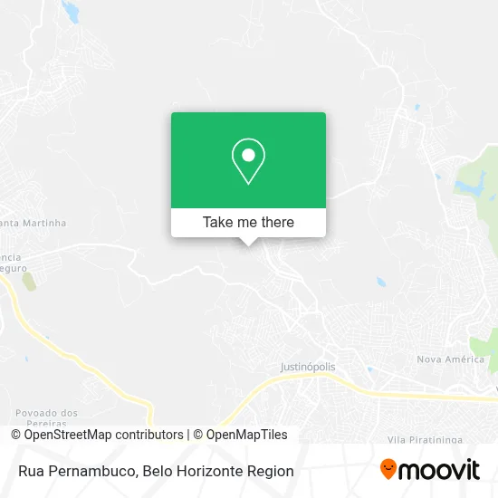 Rua Pernambuco map