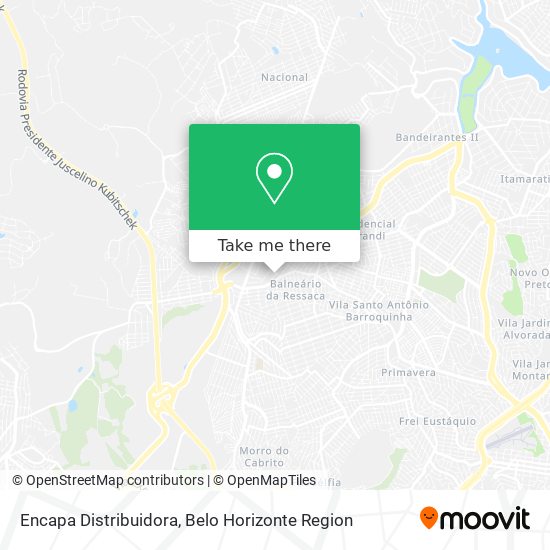 Encapa Distribuidora map