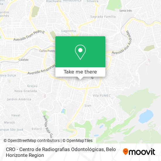 CRO - Centro de Radiografias Odontológicas map