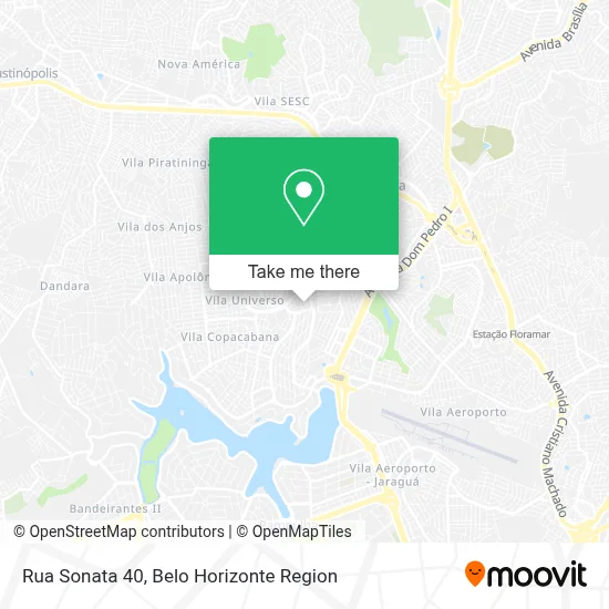 Rua Sonata 40 map