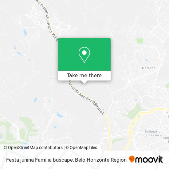 Festa junina Família buscape map