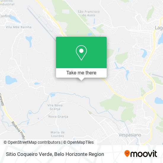 Sítio Coqueiro Verde map