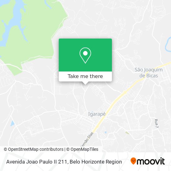 Avenida Joao Paulo II 211 map