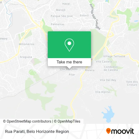 Rua Parati map