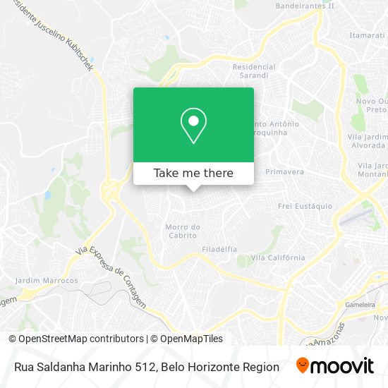 Rua Saldanha Marinho 512 map