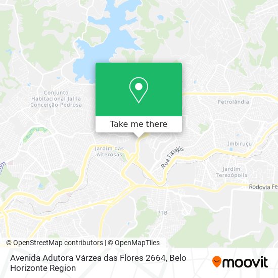 Avenida Adutora Várzea das Flores 2664 map