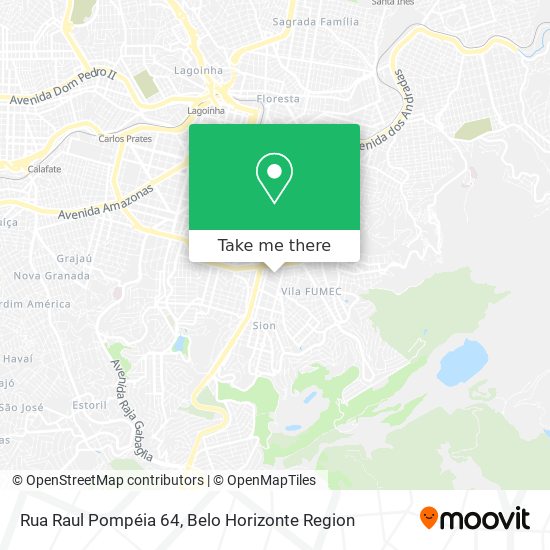 Rua Raul Pompéia 64 map