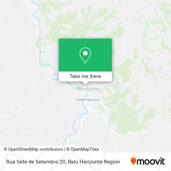 Rua Sete de Setembro 20 map