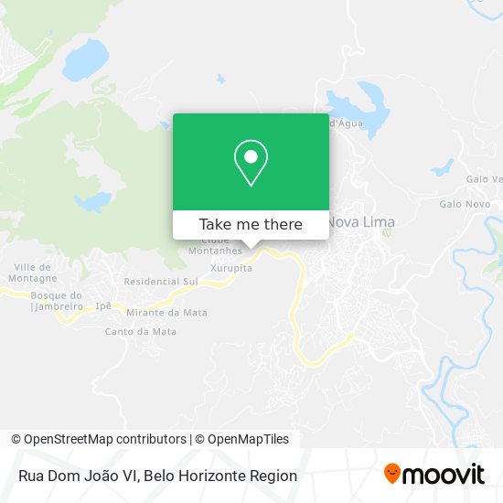 Rua Dom João VI map