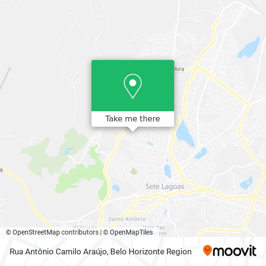 Rua Antônio Camilo Araújo map