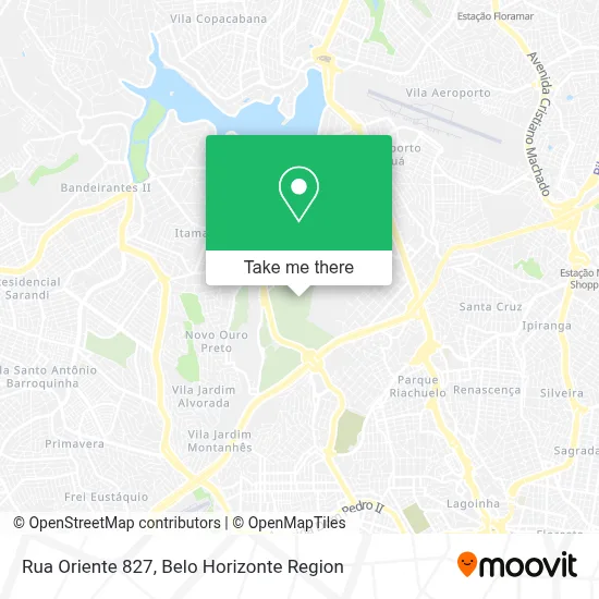 Rua Oriente 827 map
