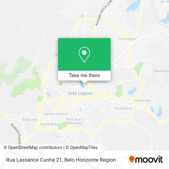 Rua Lassance Cunha 21 map