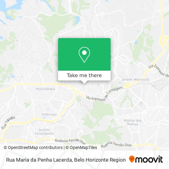 Rua Maria da Penha Lacerda map