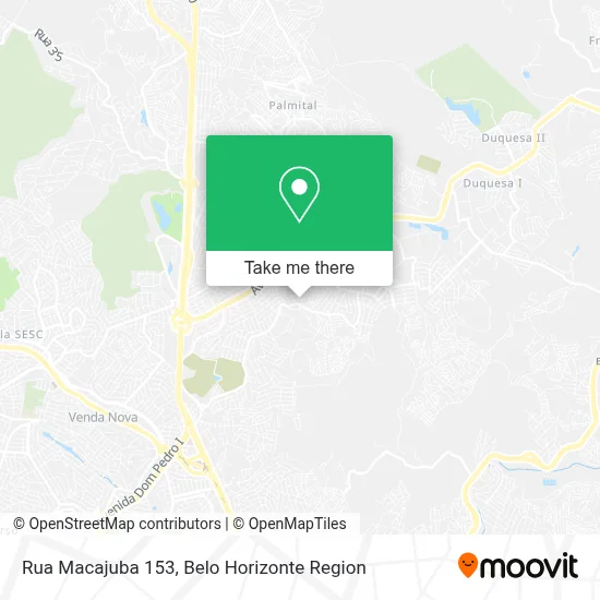 Rua Macajuba 153 map