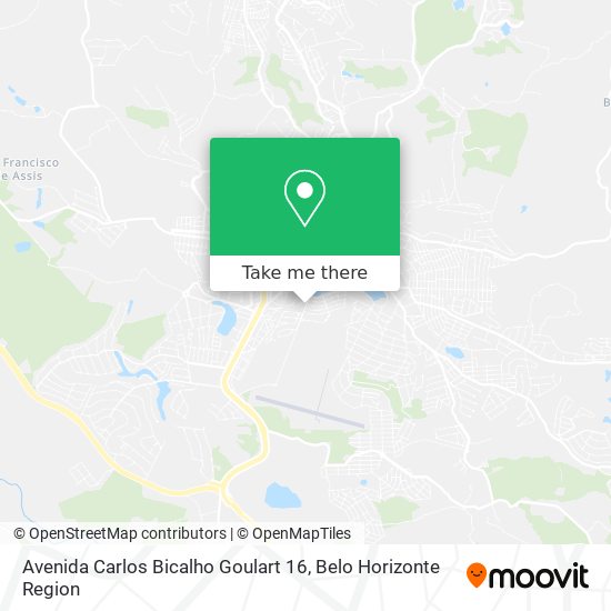 Avenida Carlos Bicalho Goulart 16 map