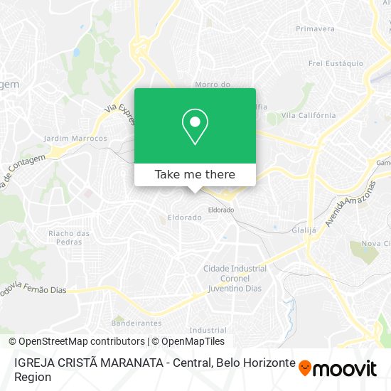IGREJA CRISTÃ MARANATA - Central map