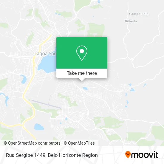 Rua Sergipe 1449 map
