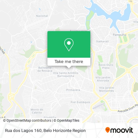 Rua dos Lagos 160 map