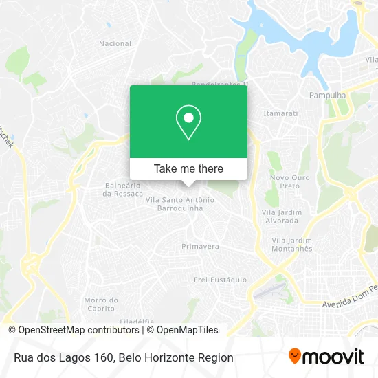 Rua dos Lagos 160 map