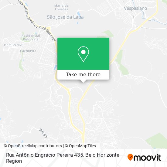 Rua Antônio Engrácio Pereira 435 map