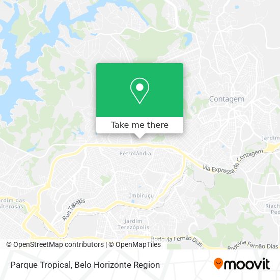 Parque Tropical map