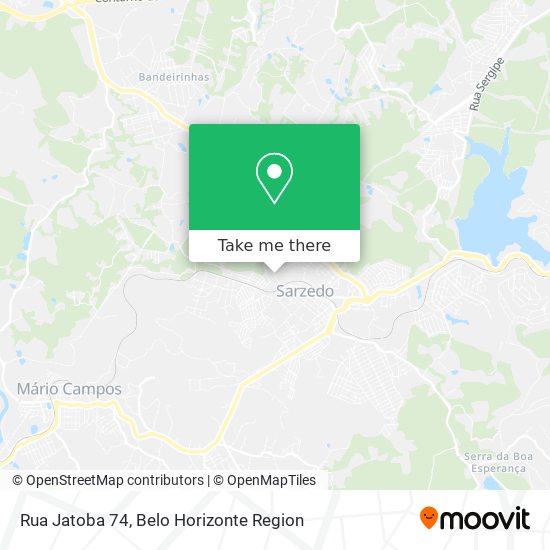 Rua Jatoba 74 map