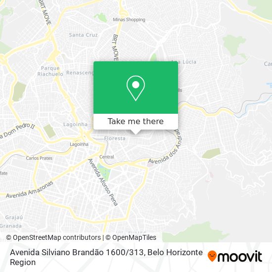 Mapa Avenida Silviano Brandão 1600 / 313