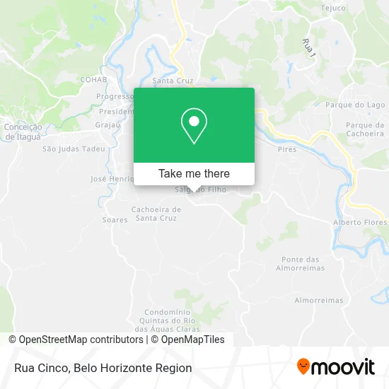 Rua Cinco map