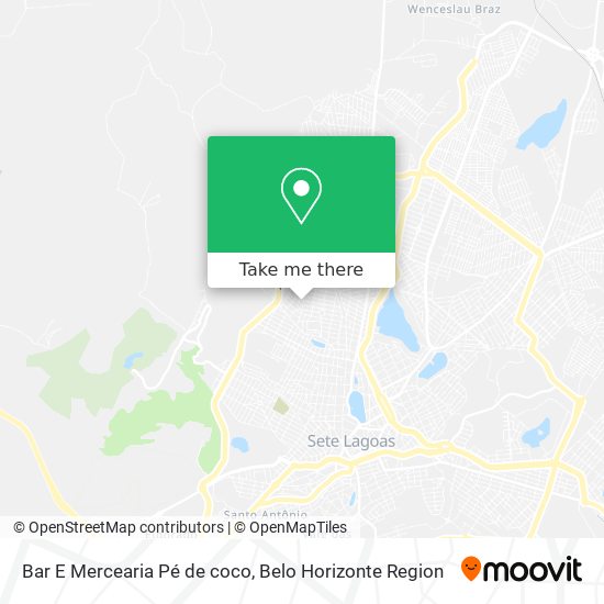 Bar E Mercearia Pé de coco map
