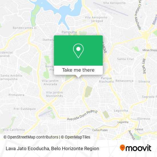 Lava Jato Ecoducha map