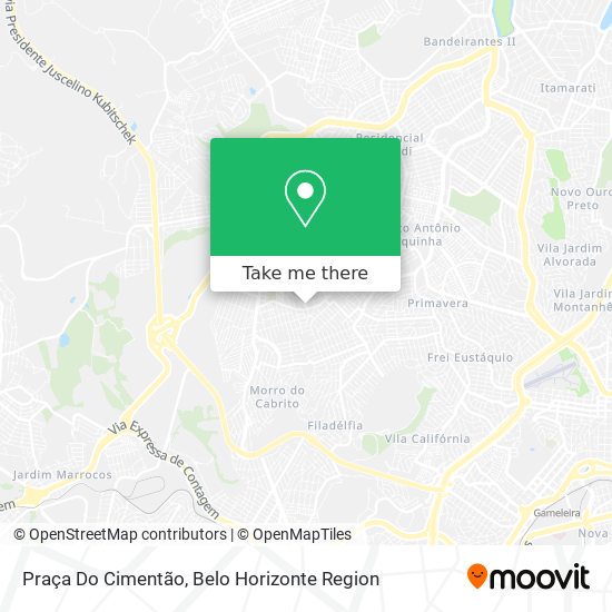 Praça Do Cimentão map