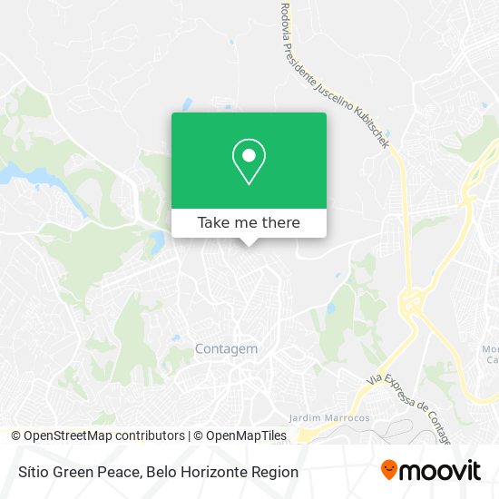 Sítio Green Peace map