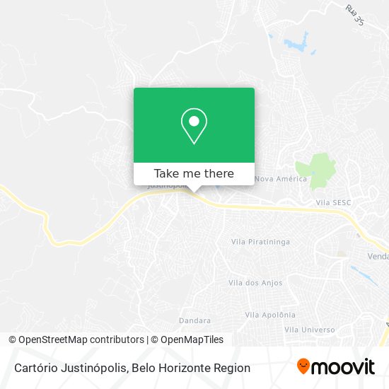 Cartório Justinópolis map