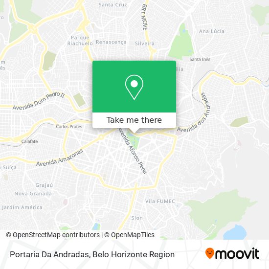 Portaria Da Andradas map