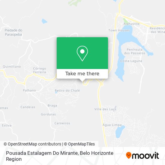 Pousada Estalagem Do Mirante map