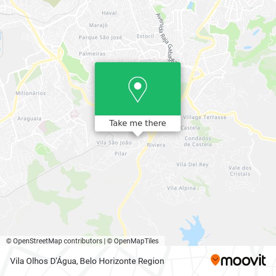 Vila Olhos D'Água map