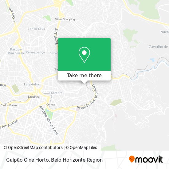 Galpão Cine Horto map