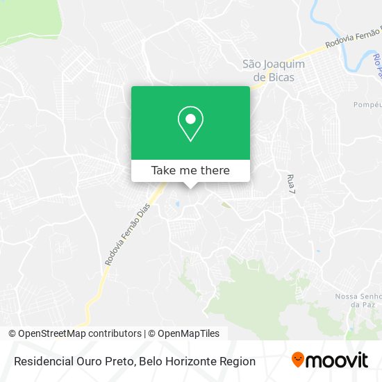 Residencial Ouro Preto map