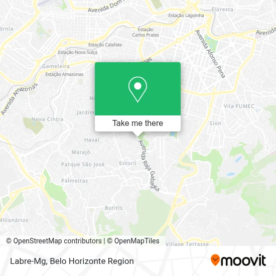 Labre-Mg map