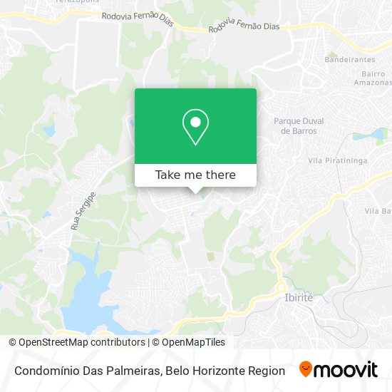 Condomínio Das Palmeiras map