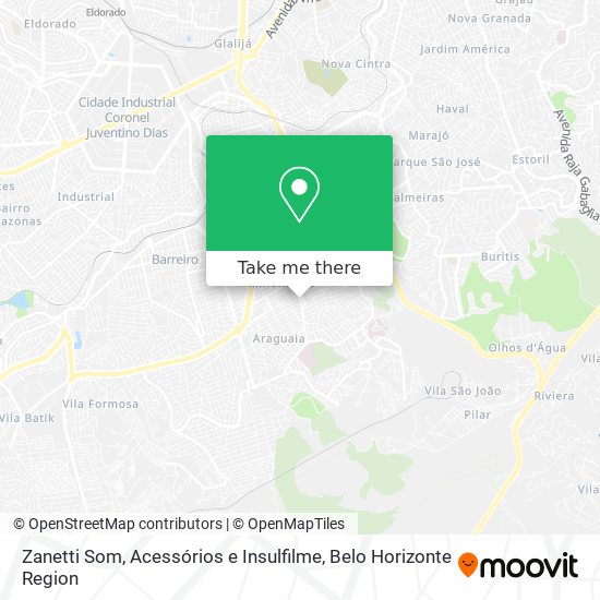 Zanetti Som, Acessórios e Insulfilme map