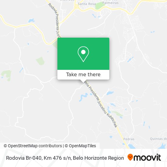 Rodovia Br-040, Km 476 s/n map